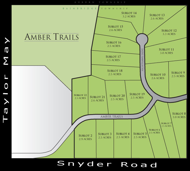 Amber Trails Map