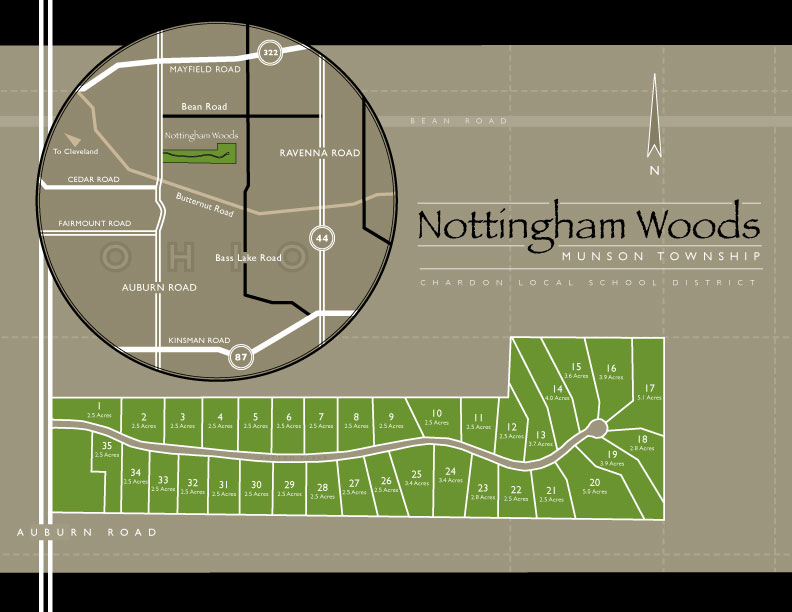 Nottingham Woods Map